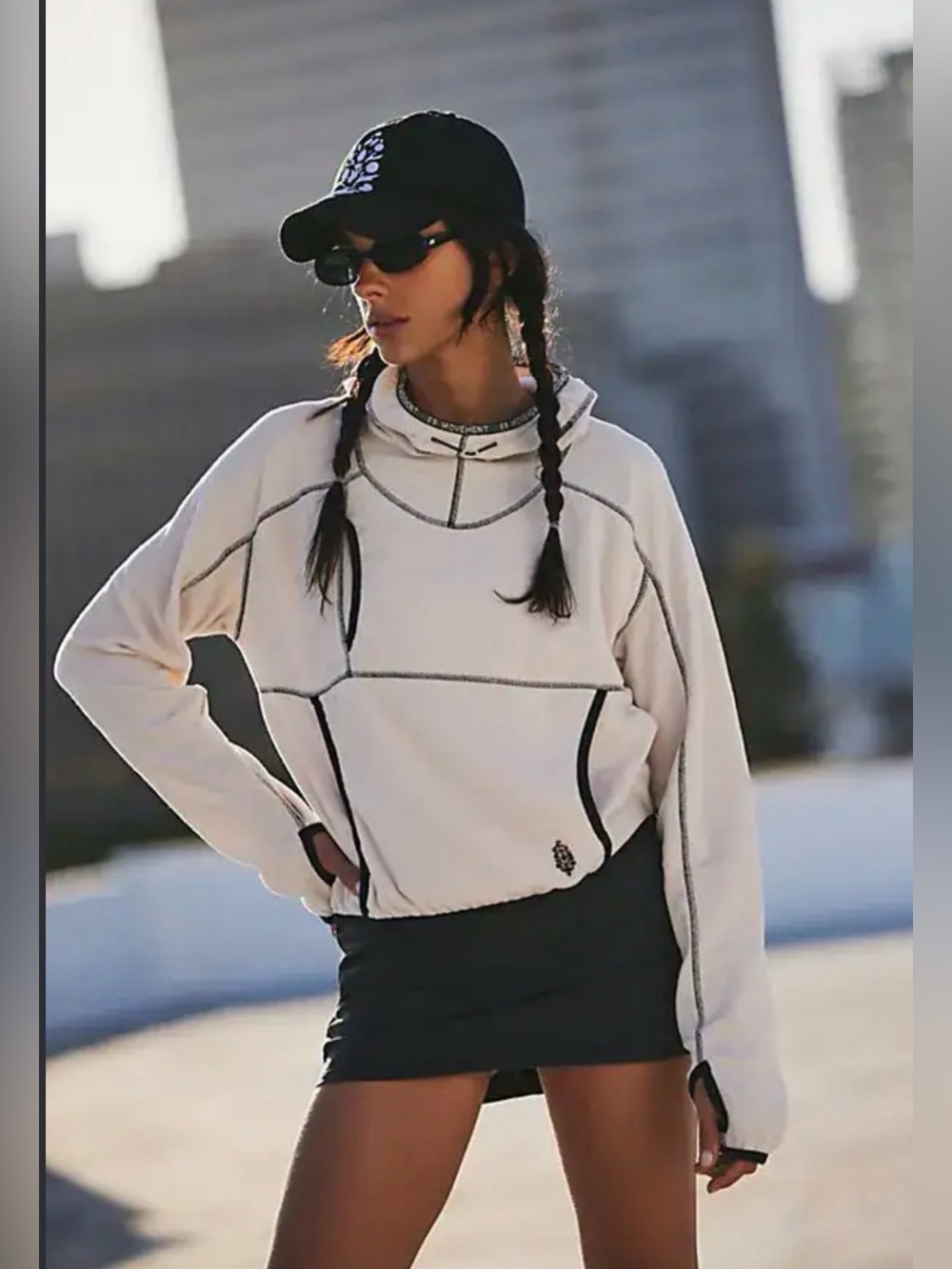Free People Movement Women's Care Fp On The Run Lightweight Pullover size M